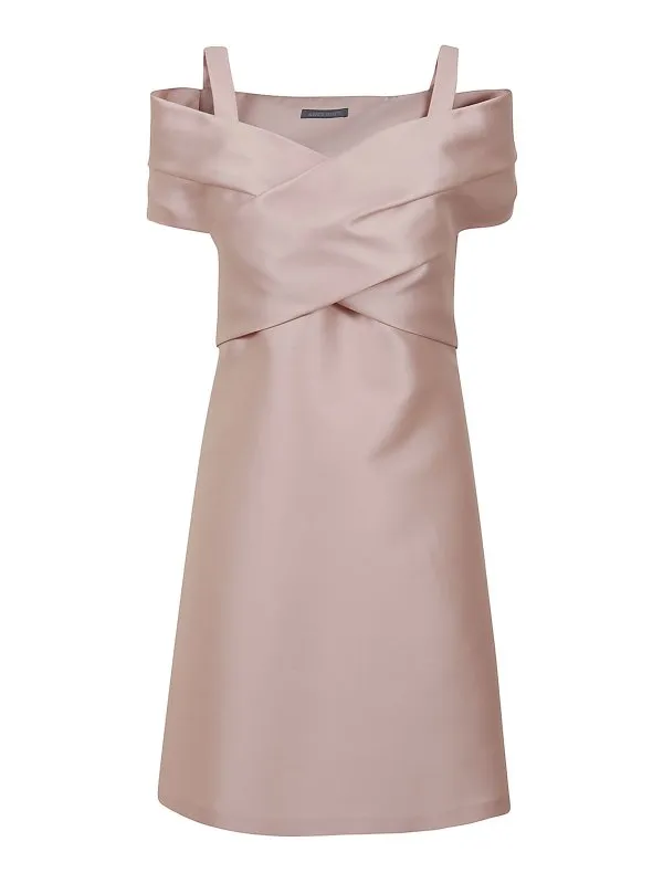 ALBERTA FERRETTI VESTIDO DE CóCTEL  ROSADO
