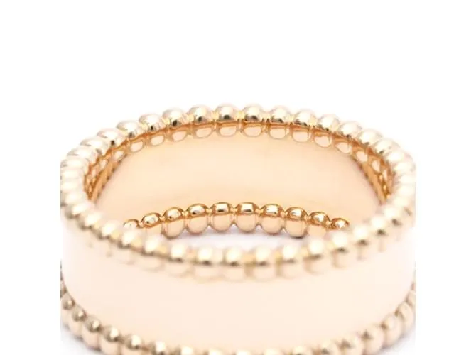Anillo Perlée Signature Van Cleef & Arpels Dorado 