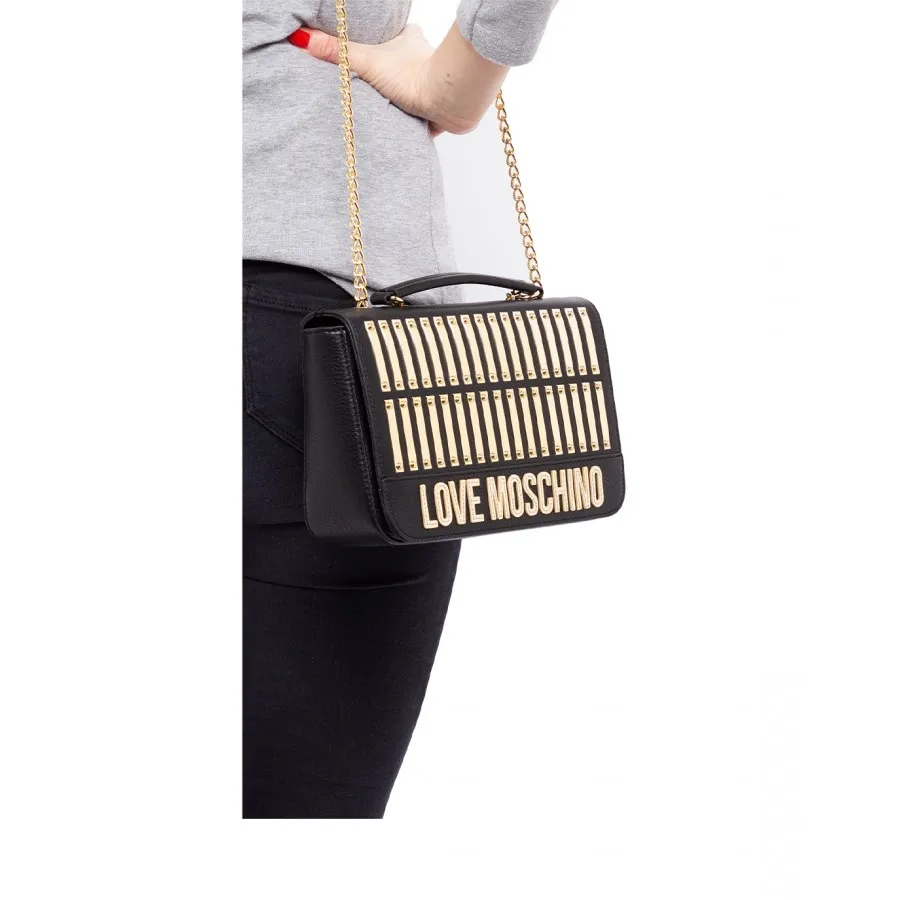 Bandolera Mujer LOVE MOSCHINO JC4136 Grain Nero Cuero Negro