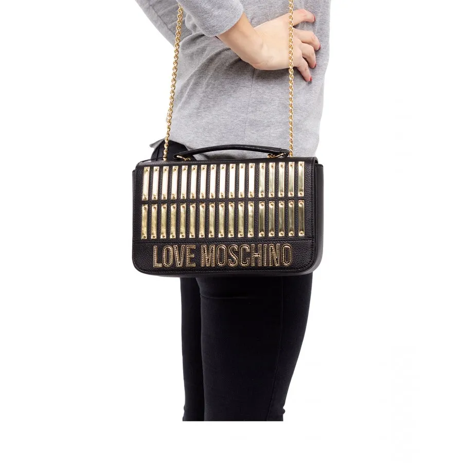 Bandolera Mujer LOVE MOSCHINO JC4136 Grain Nero Cuero Negro