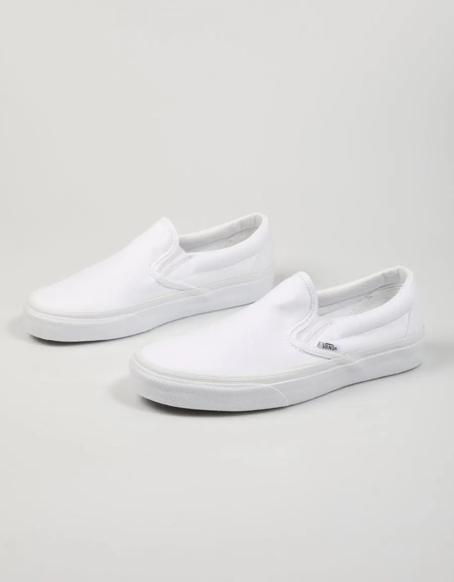  baskets VANS Slip On en Blanc 77423