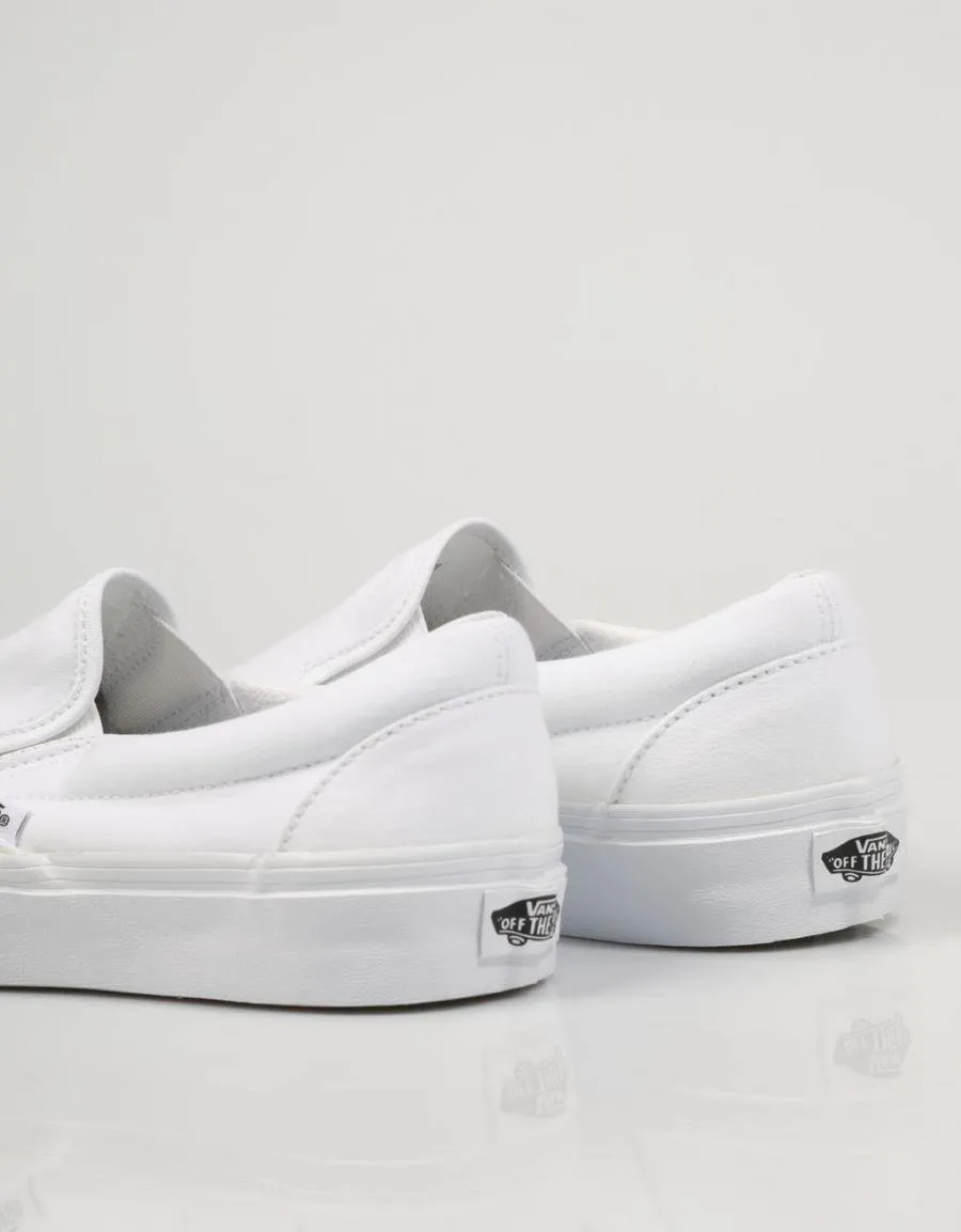  baskets VANS Slip On en Blanc 77423