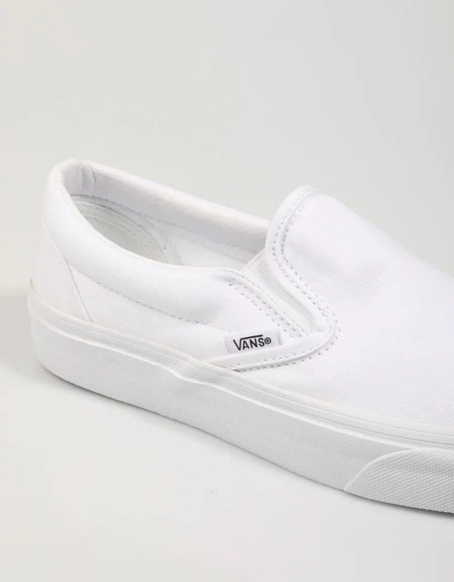  baskets VANS Slip On en Blanc 77423