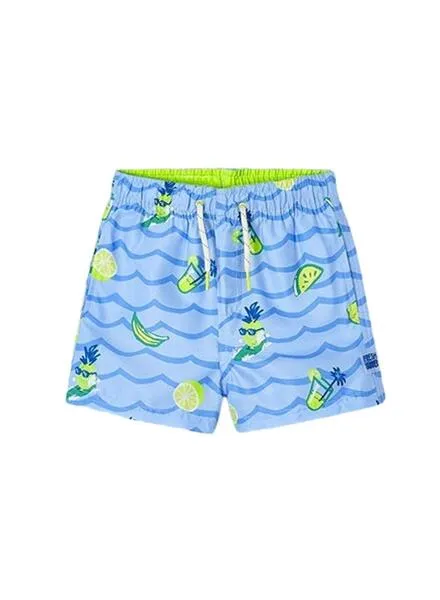Bañador Mayoral Estampado Veraniego Azul Para Niño