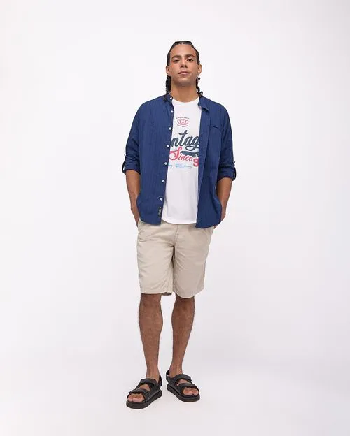 Bermuda Hombre RokyNew Beige Arena