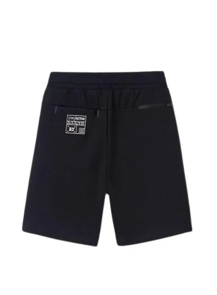 Bermuda Mayoral Cintas Print Negro Para Niño