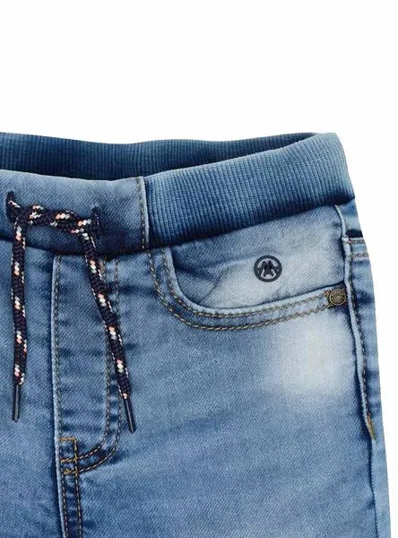 bermuda mayoral jogger denim para niño