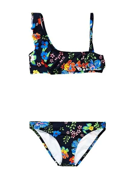 bikini pepe jeans flora azul para niña