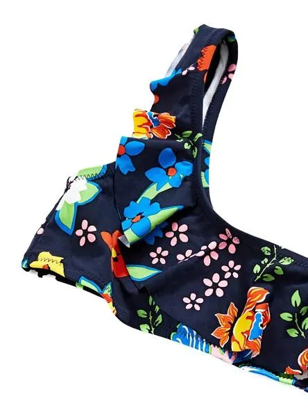 bikini pepe jeans flora azul para niña