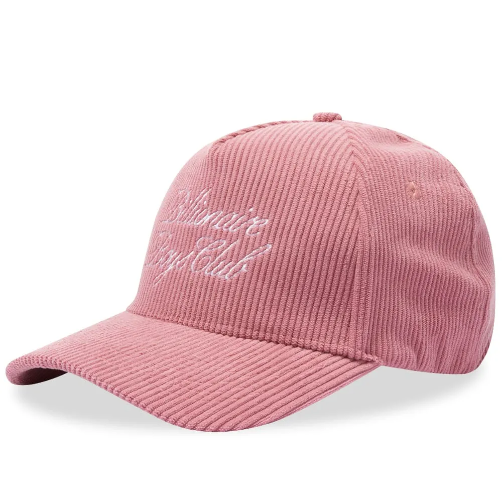 BILLIONAIRE BOYS CLUB Cord Script Logo Cap