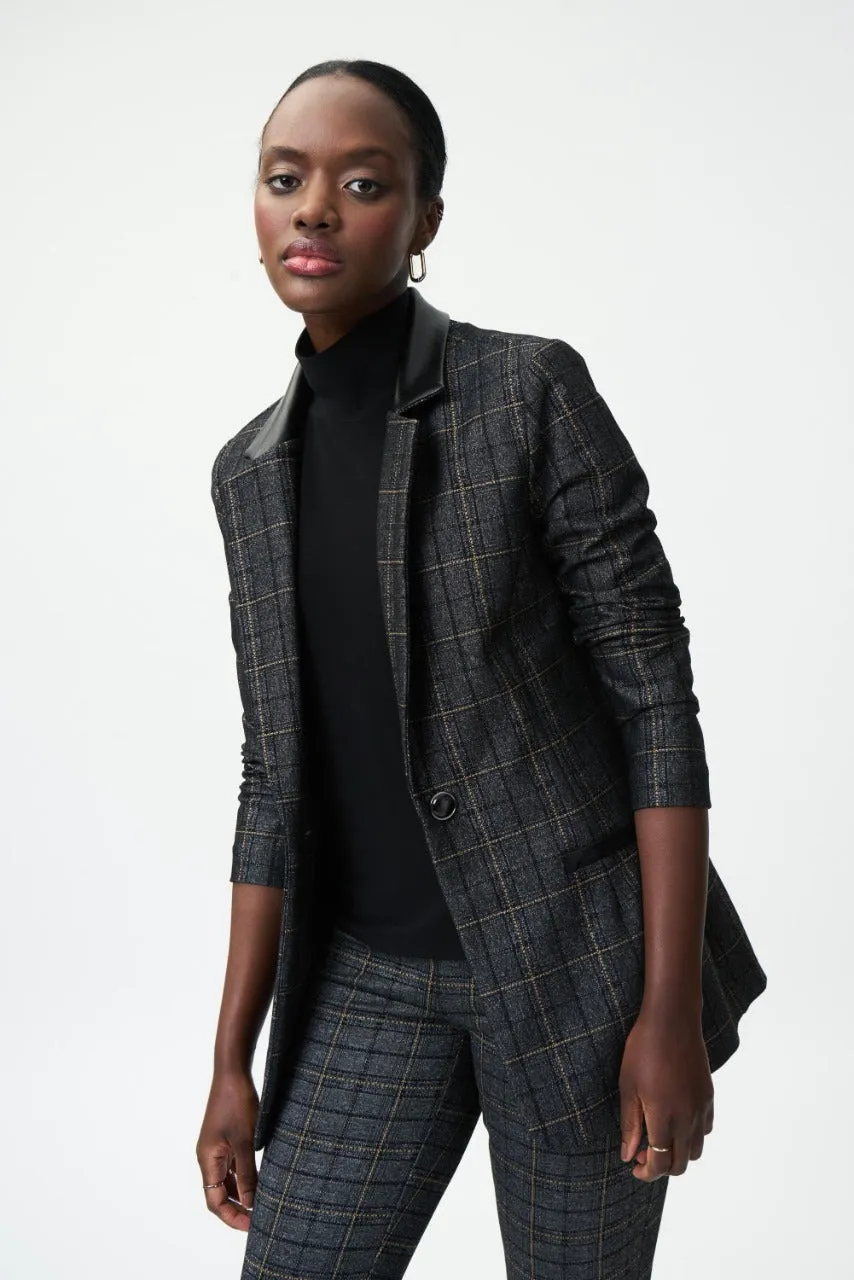 Blazer estampado cuadro grande Joseph Ribkoff 224044