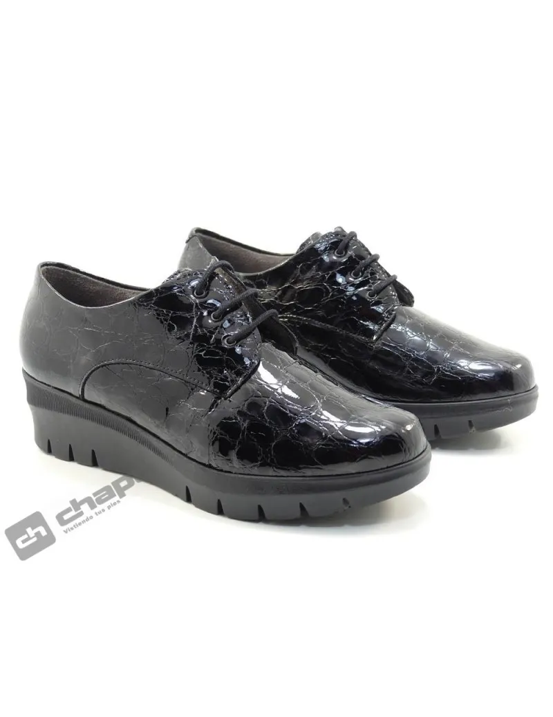 BLUCHER NEGRO PITILLOS 53407