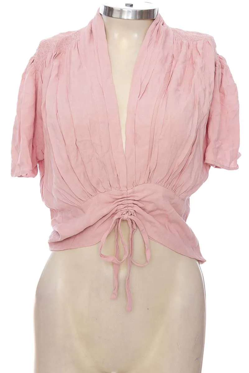 BLUSA COLOR ROSADO  MELLAS