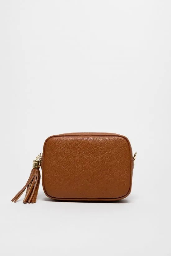 BOLSO BANDOLERA DE PIEL ROYAUME  MARRóN