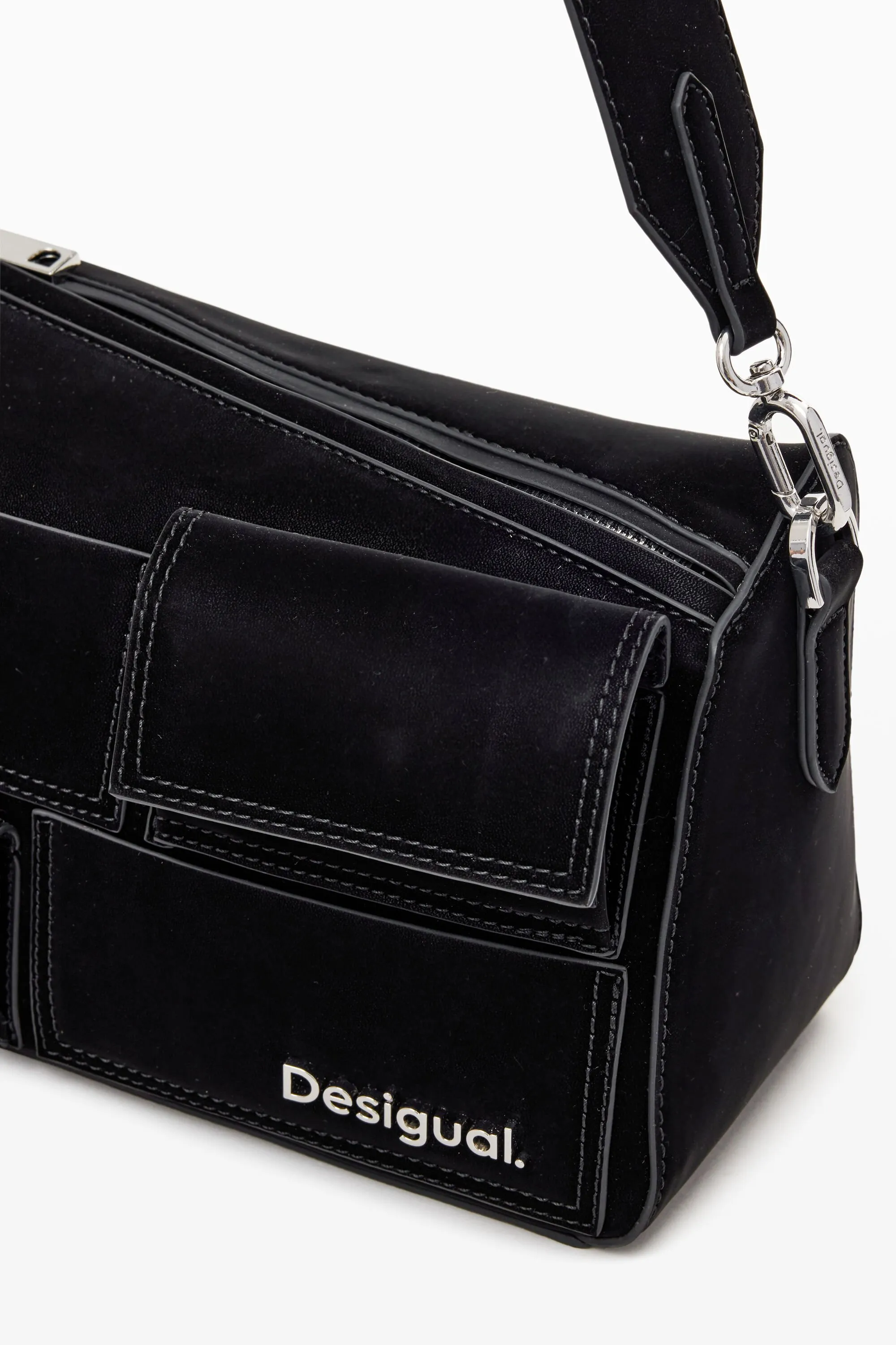Bolso de hombro multibolsillos