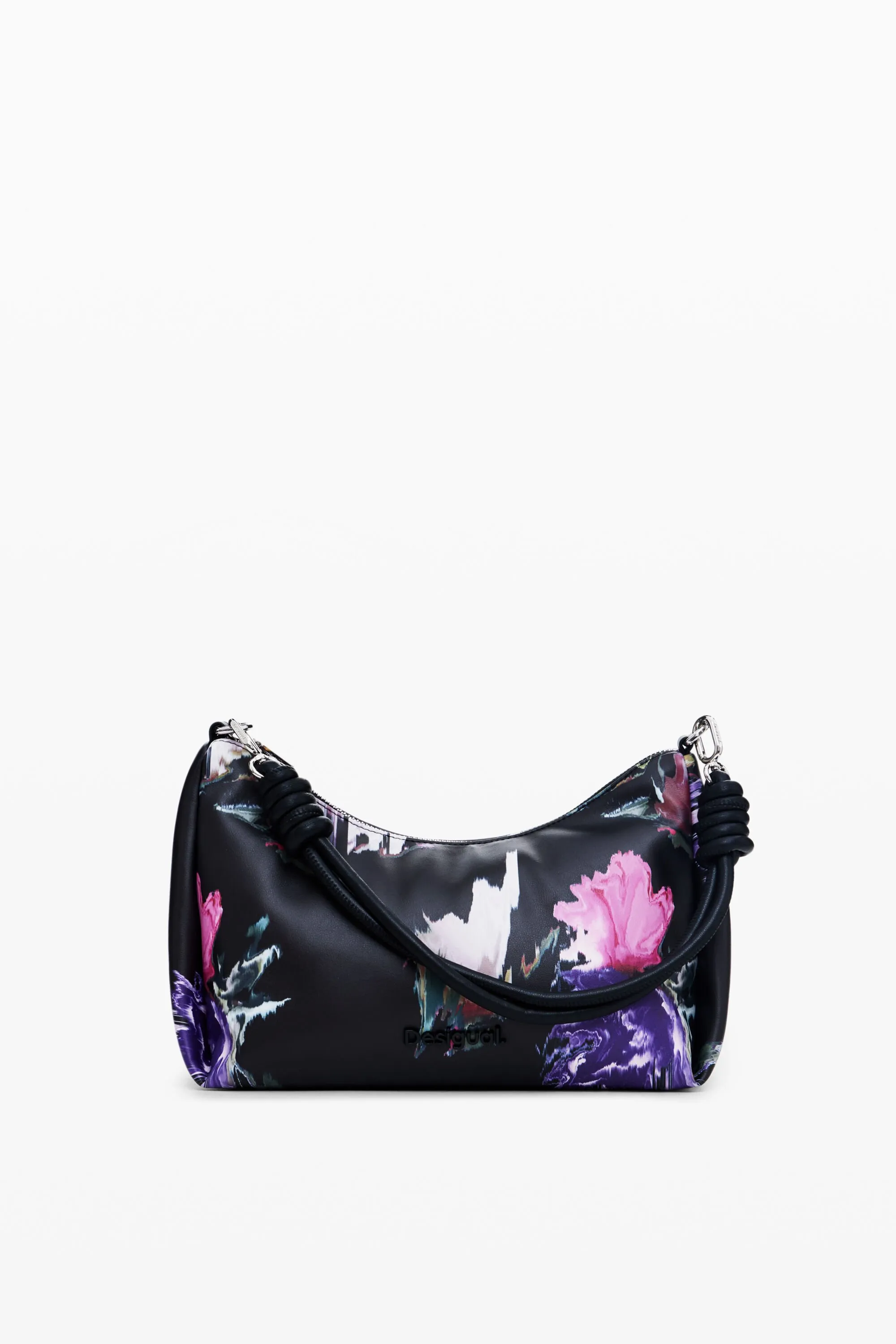 Bolso de mano acolchado flores