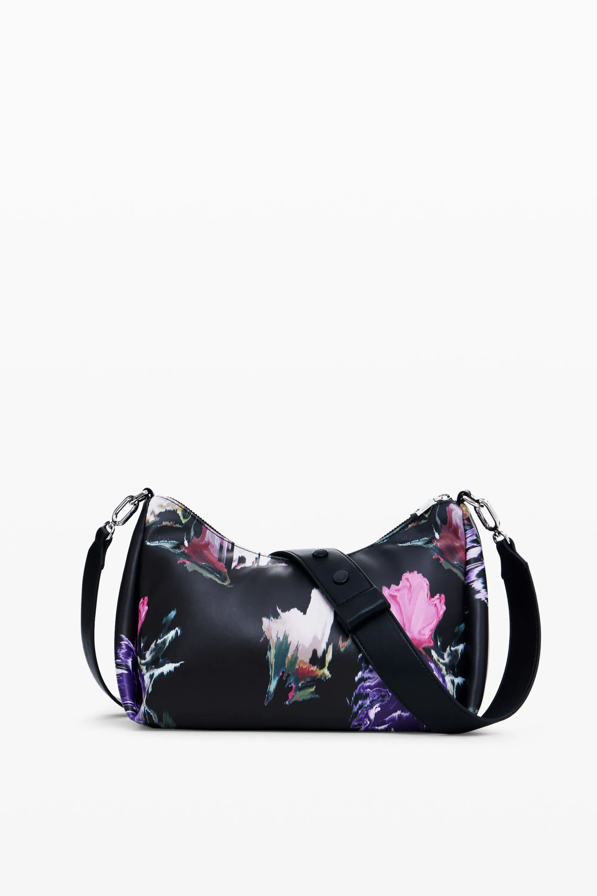 Bolso de mano acolchado flores