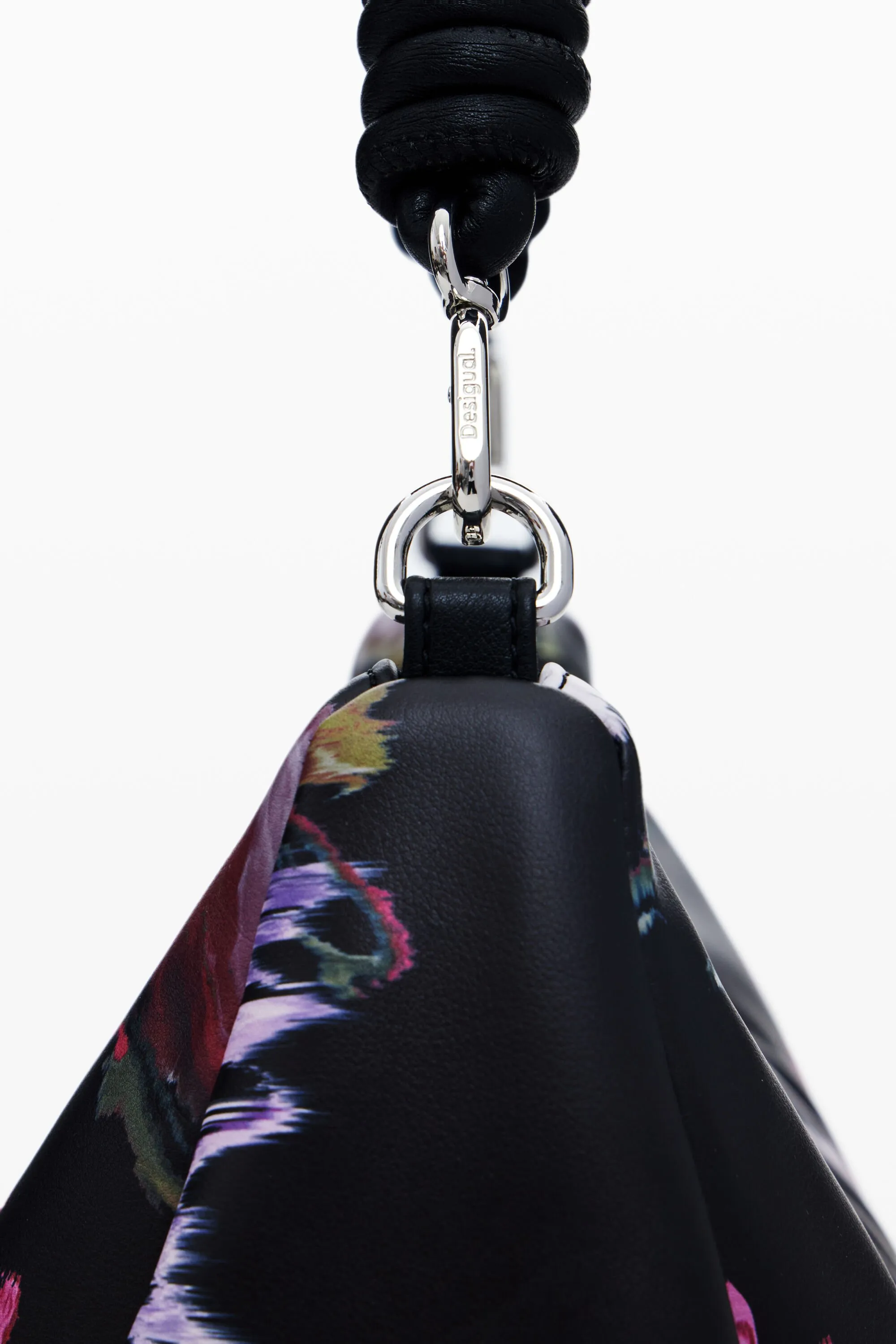 Bolso de mano acolchado flores