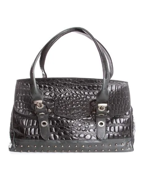 bolso petusco grabado negro