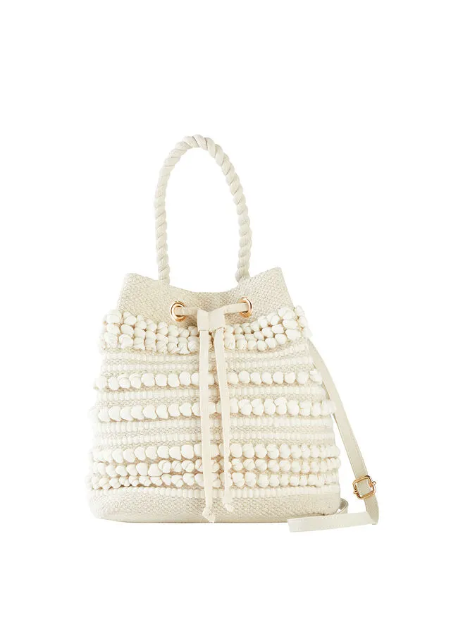 Bolso saco Beige natural