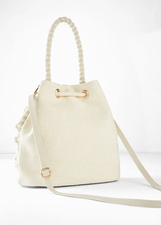 Bolso saco Beige natural