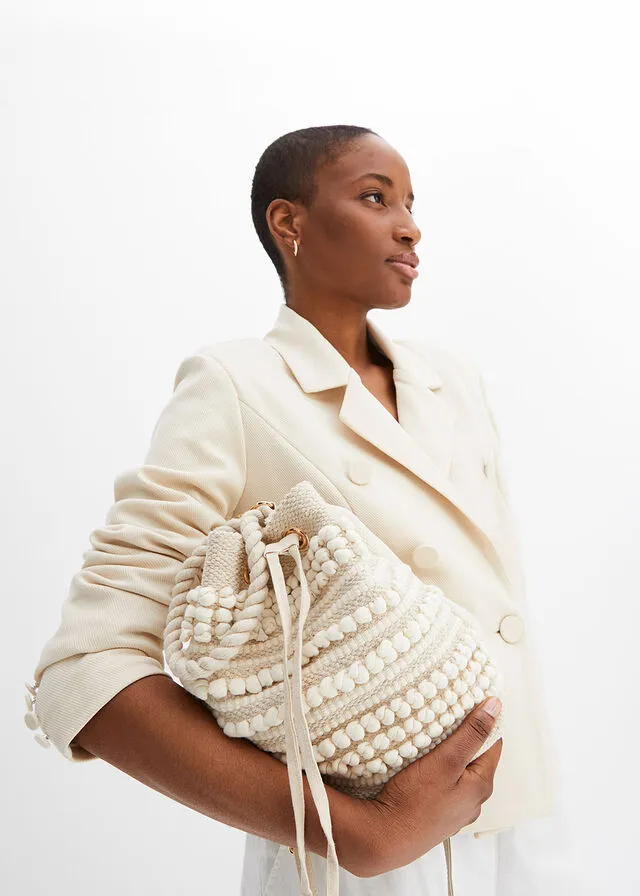 Bolso saco Beige natural