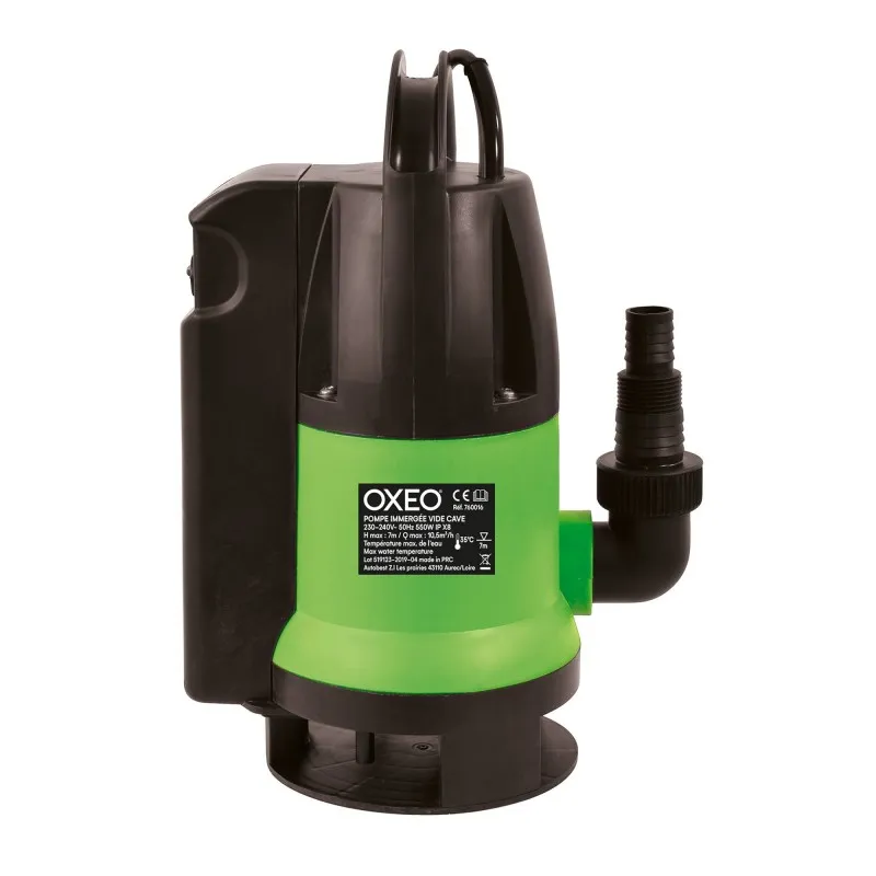Bomba de vacío de bodega de 550W con flotador automático