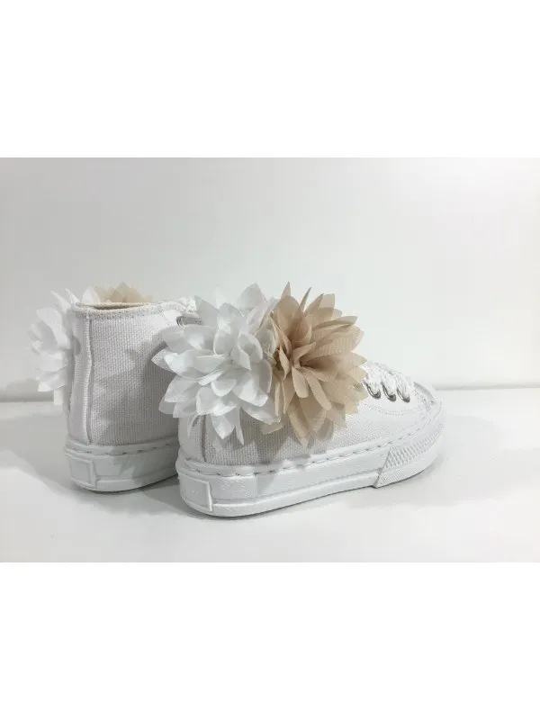 Bota lona Urban flores