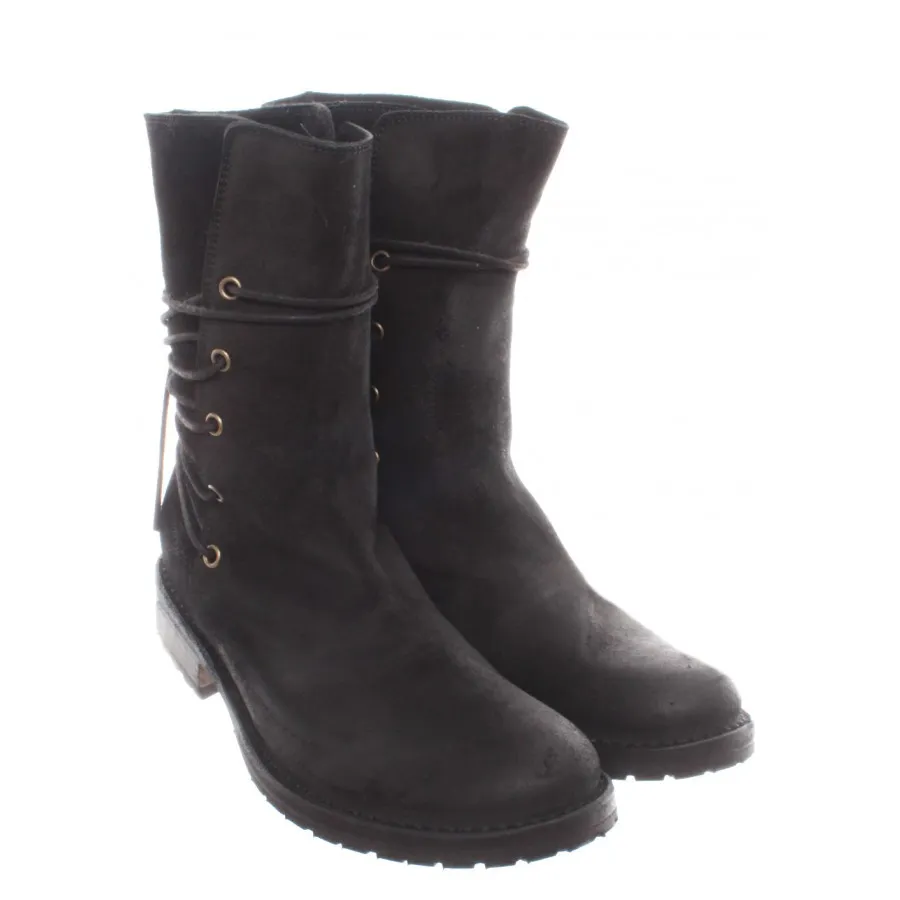 BOTAS MUJER FIORENTINI + BAKER BENO PALIO LIGHT NERO CUERO NEGRO