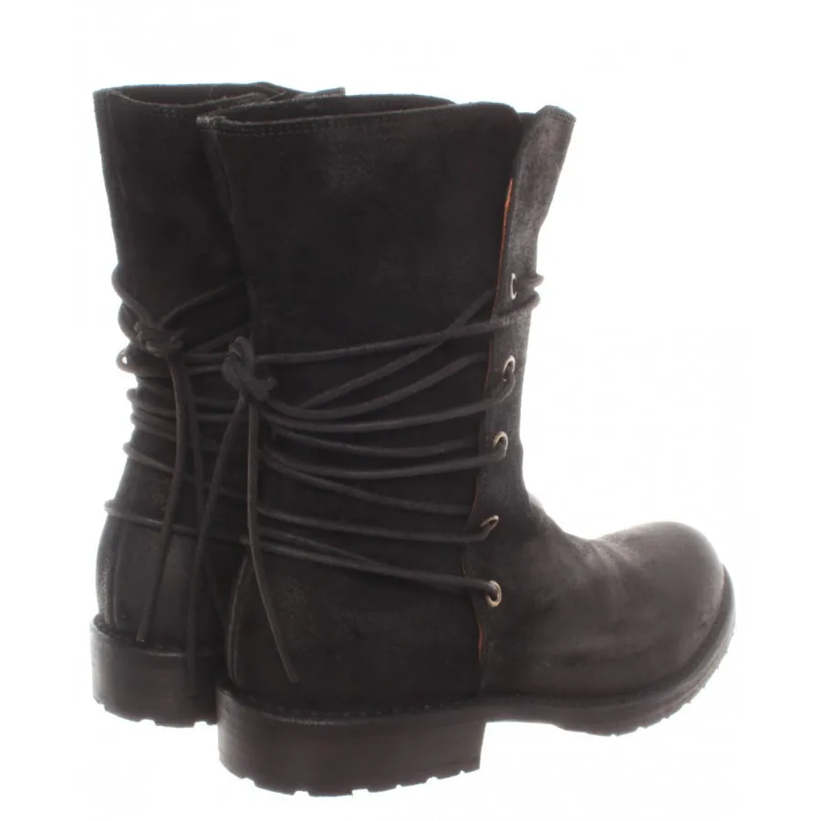BOTAS MUJER FIORENTINI + BAKER BENO PALIO LIGHT NERO CUERO NEGRO