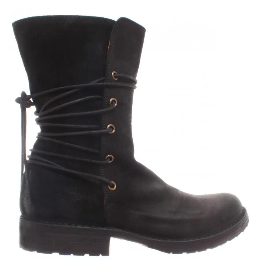 BOTAS MUJER FIORENTINI + BAKER BENO PALIO LIGHT NERO CUERO NEGRO