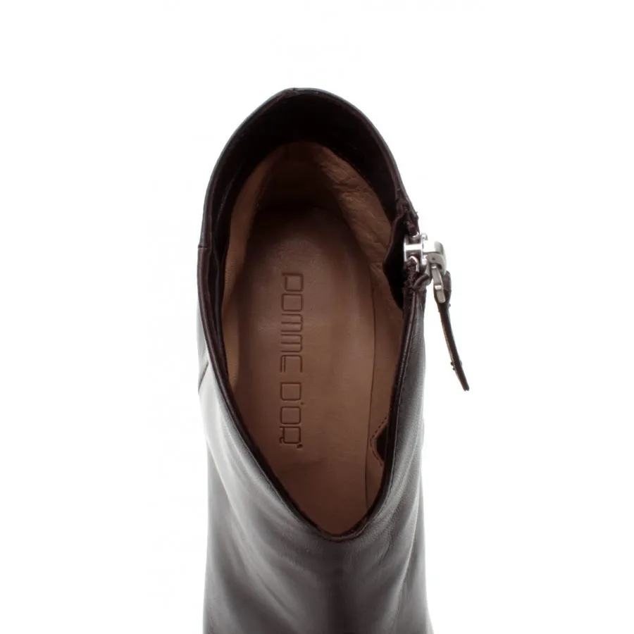 Botas Mujeres POMME D'OR 7090 Glove Chocolate Cuero Marron Oscuro