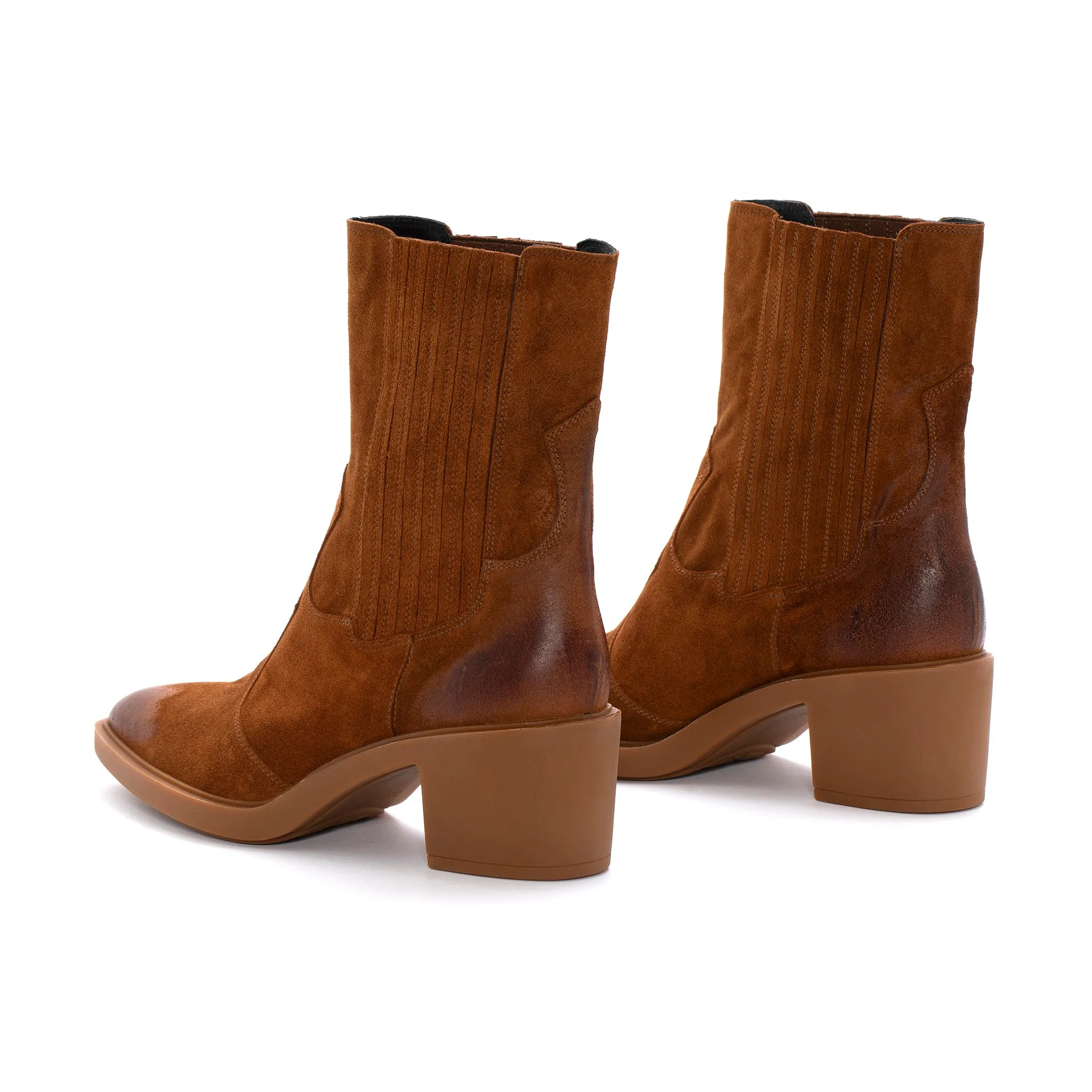 BOTIN COWBOY MARIAN VELOUR CUERO