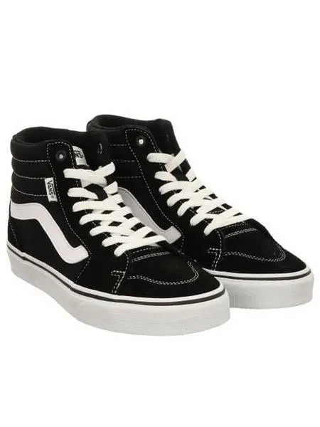 Botin Vans Flimore Hi Zip Negro Bebe