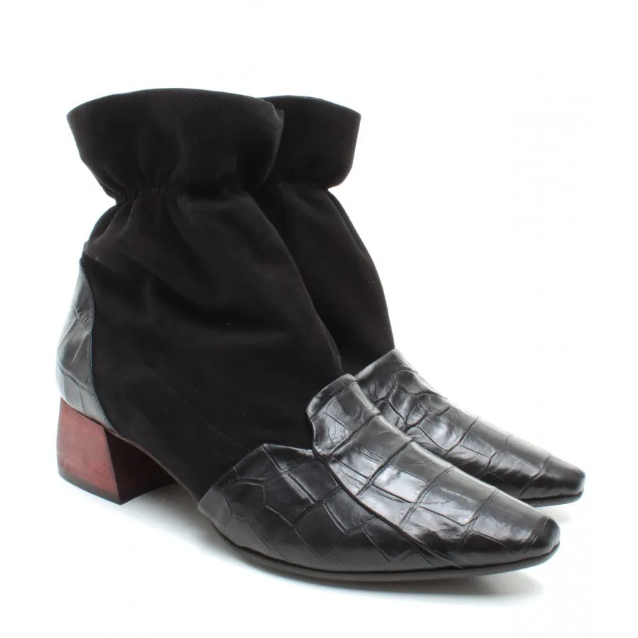 BOTINES MUJER IXOS X19I50115037CC NERO CUERO NEGRO
