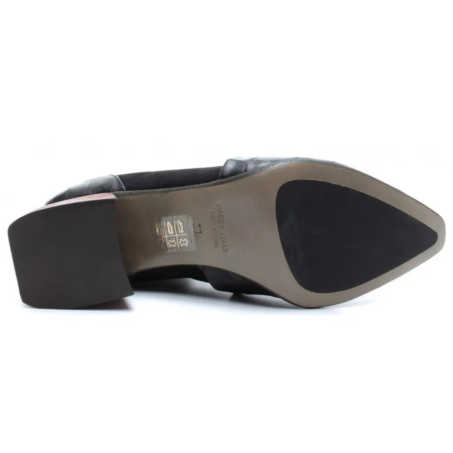 BOTINES MUJER IXOS X19I50115037CC NERO CUERO NEGRO