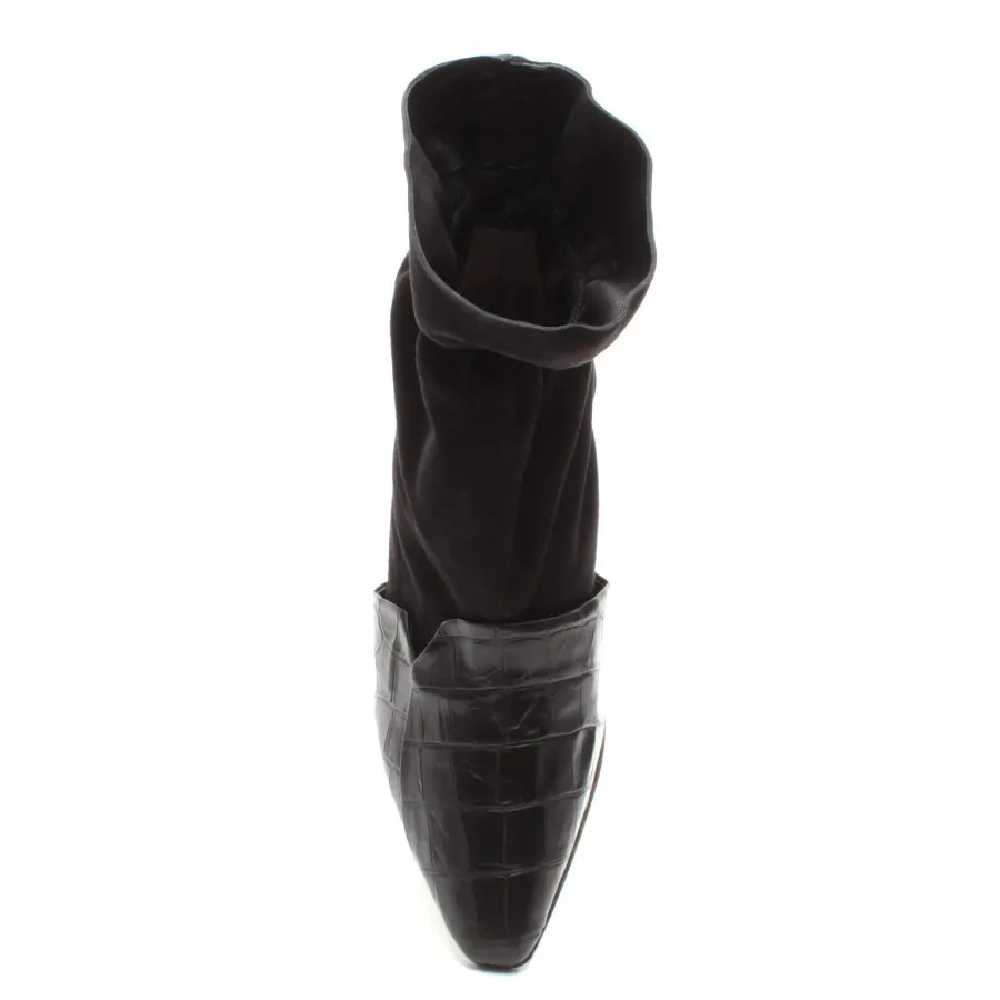 BOTINES MUJER IXOS X19I50115037CC NERO CUERO NEGRO