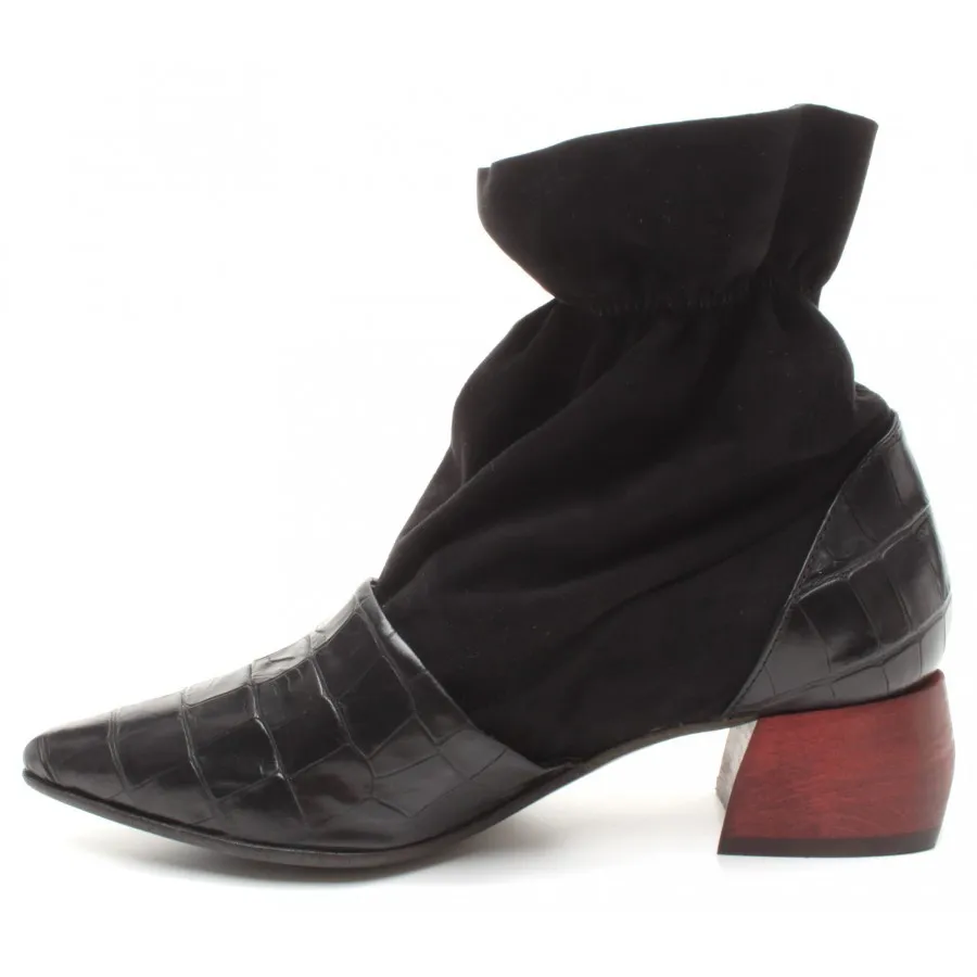 BOTINES MUJER IXOS X19I50115037CC NERO CUERO NEGRO