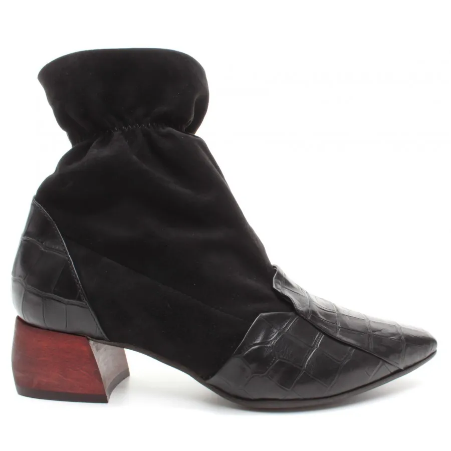 BOTINES MUJER IXOS X19I50115037CC NERO CUERO NEGRO