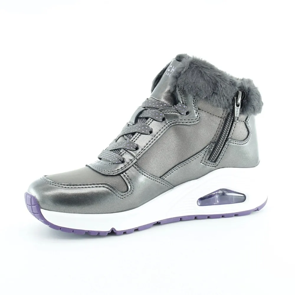 Botines Skechers Uno Gris