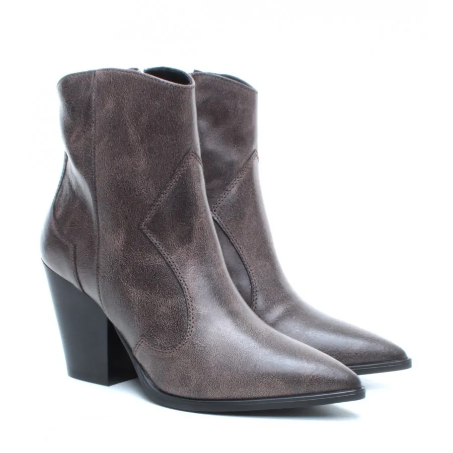 Bottes Mujer JANET & JANET 44511 Felicia TMoro Cuero Marron