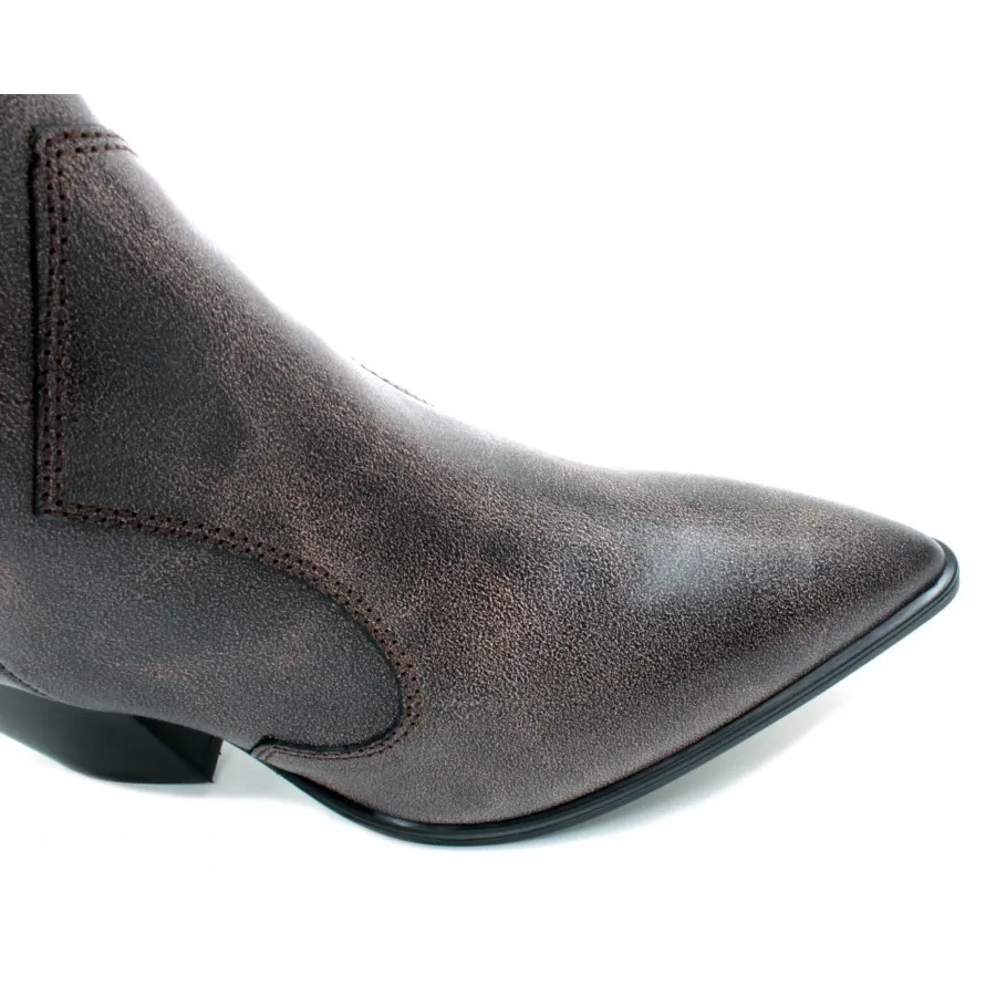 Bottes Mujer JANET & JANET 44511 Felicia TMoro Cuero Marron
