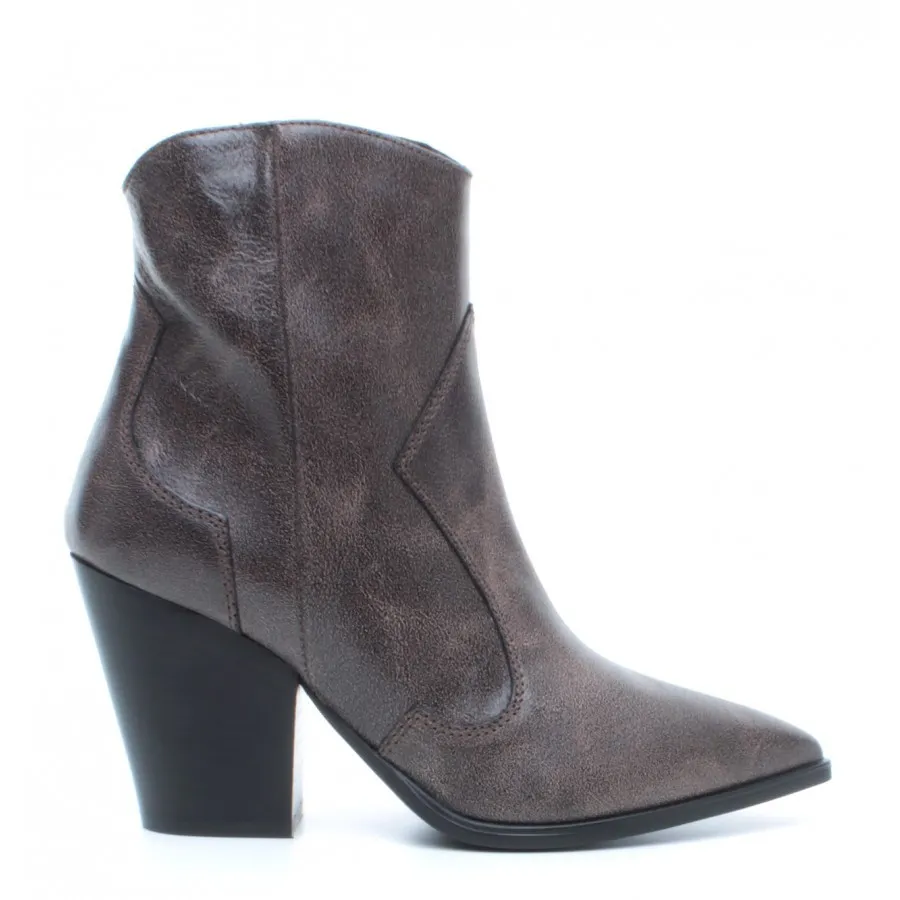 Bottes Mujer JANET & JANET 44511 Felicia TMoro Cuero Marron