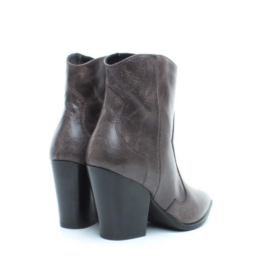 Bottes Mujer JANET & JANET 44511 Felicia TMoro Cuero Marron