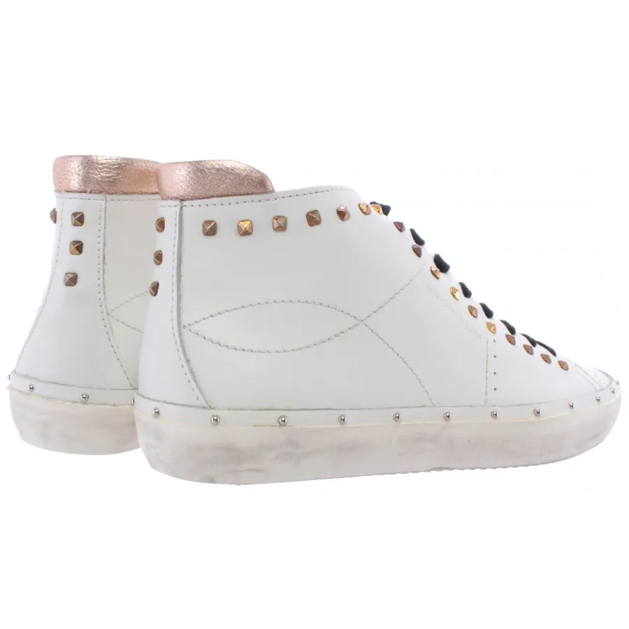 Calzado Mujer Sneakers REBECCA MINKOFF 0HMD NA01 Michell Studs Nappa White High