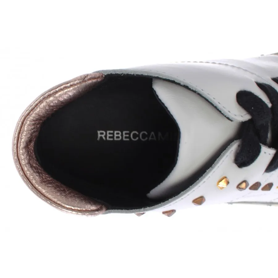 Calzado Mujer Sneakers REBECCA MINKOFF 0HMD NA01 Michell Studs Nappa White High