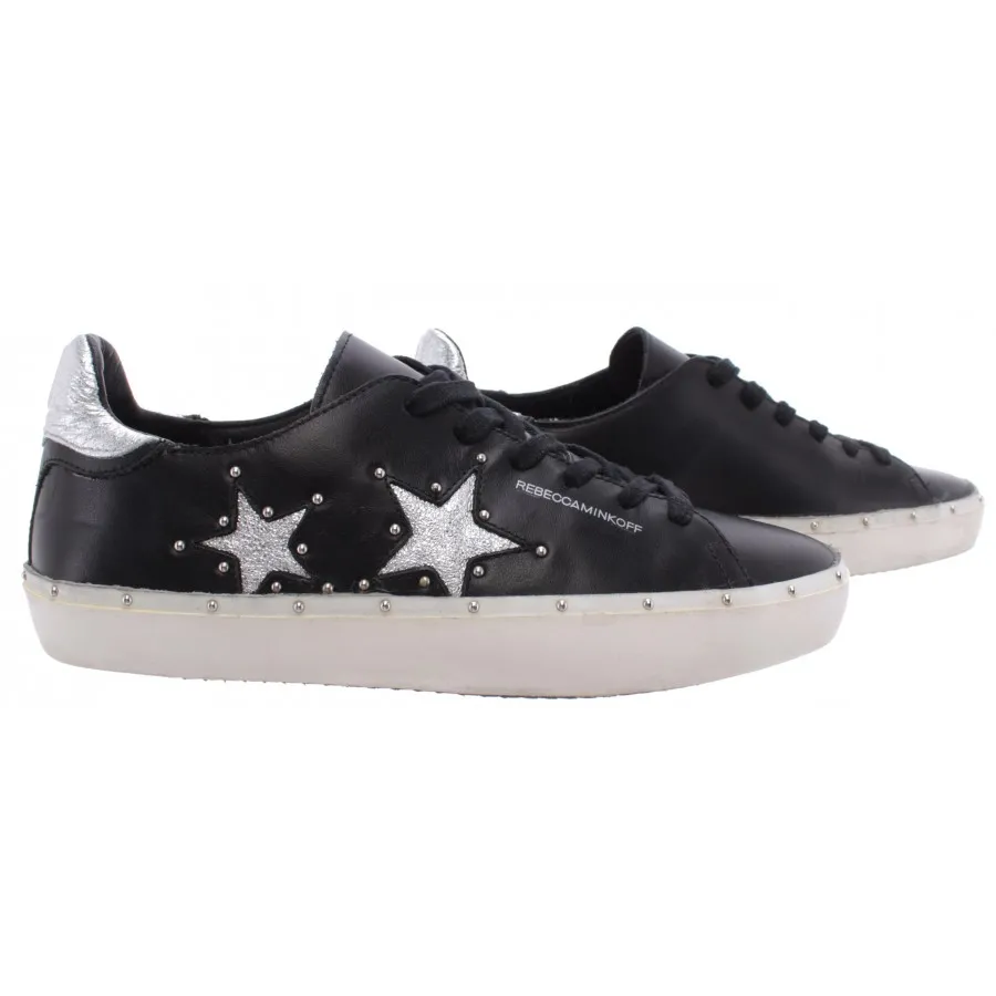 Calzado Mujer Sneakers REBECCA MINKOFF RMMILT12 BKSV Michell Piel Negro Nuevos
