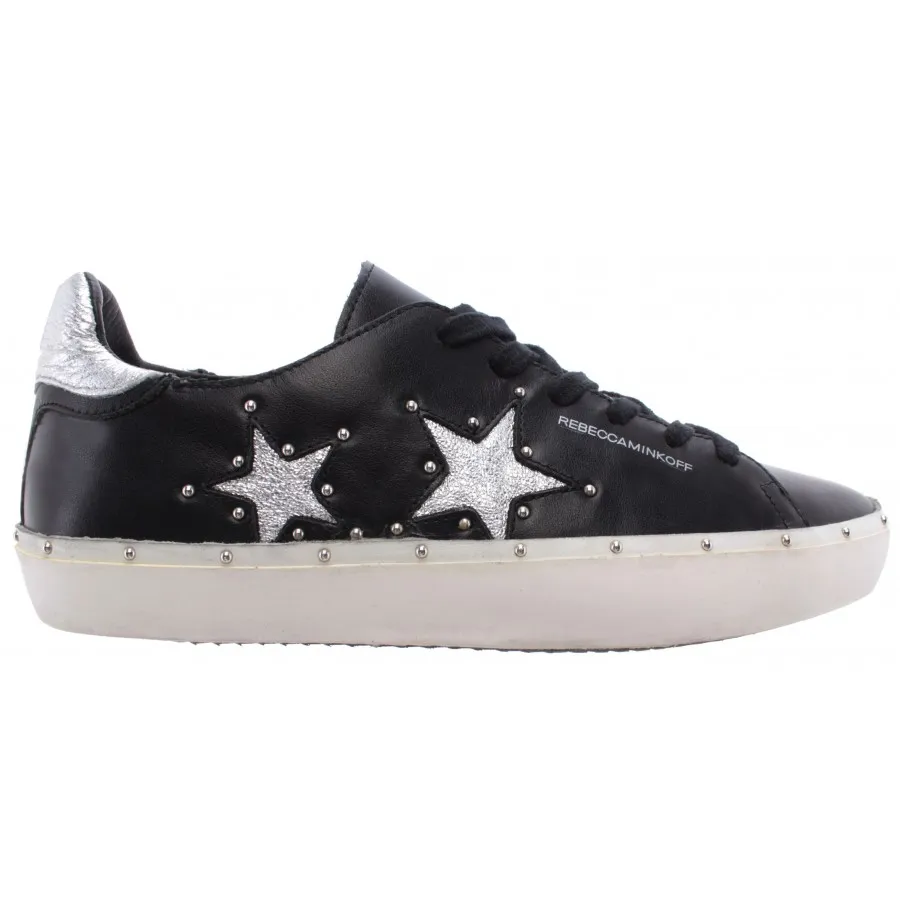 Calzado Mujer Sneakers REBECCA MINKOFF RMMILT12 BKSV Michell Piel Negro Nuevos