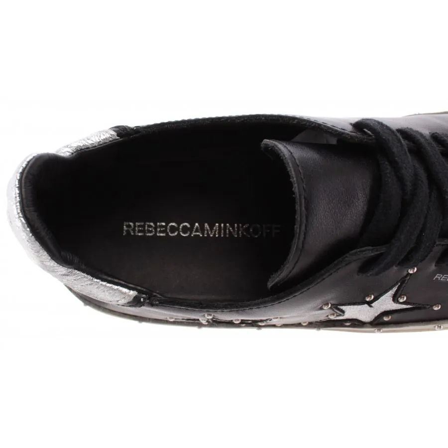 Calzado Mujer Sneakers REBECCA MINKOFF RMMILT12 BKSV Michell Piel Negro Nuevos