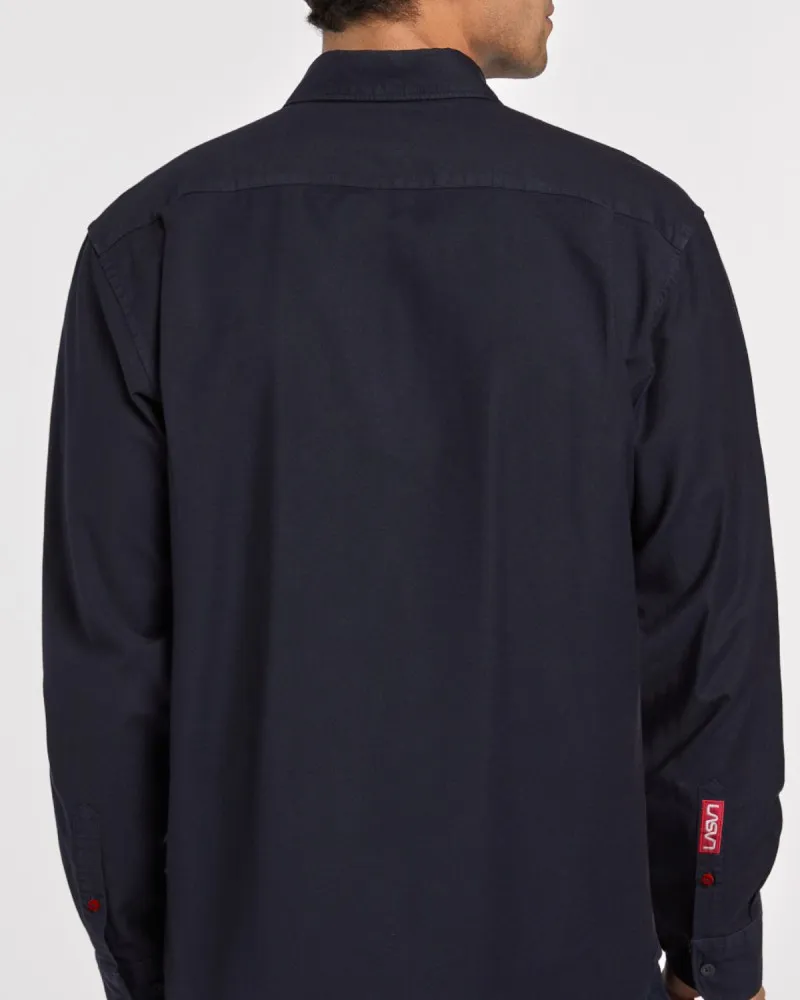 Camisa de hombre OXFORD marino